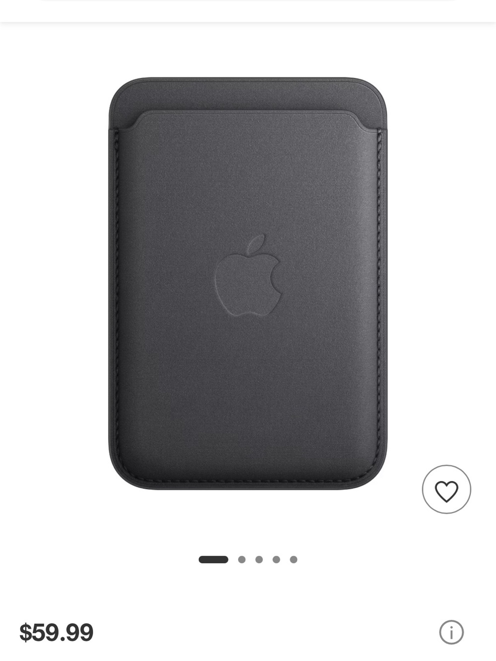 NWT🆕 Apple Woven MagSafe Wallet